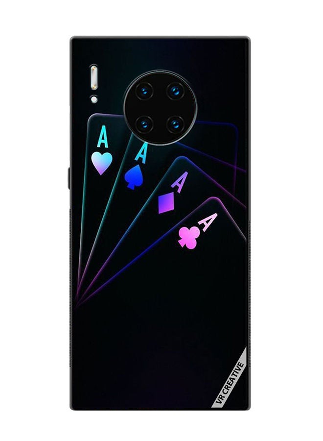 VR CREATIVE Protective Case Cover For Huawei Mate 30 Pro Cards A Design Multicolour - Image 1