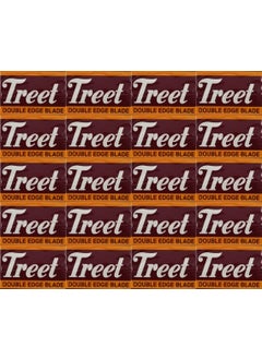TREET Treet Carbon Steel Double Edge Razor Blades 200 blades 20x10 