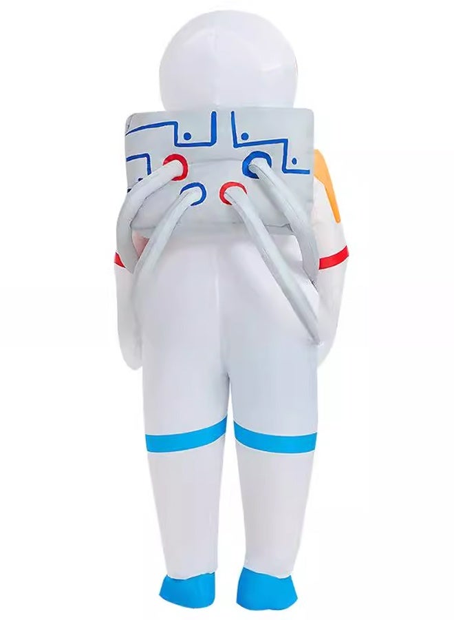 Adult Astronaut Spaceman Inflatable Costume -Space Suit with Simulation 3D Oxygen Tank- Quick Inflate with Built-in Fan,  - for Halloween, Cosplay, Space Themed Parties & STEM Events - Image 2