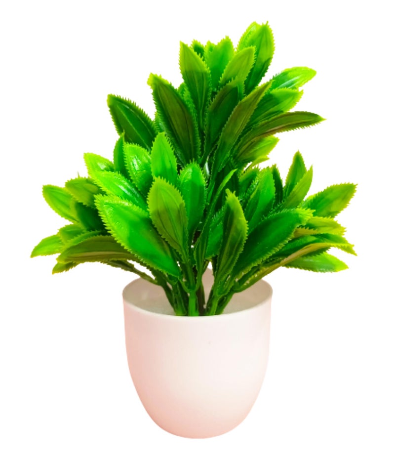 Dekorly Artificial Potted Plants, 8 Pack Artificial Plastic Eucalyptus Plants Small Indoor Potted Houseplants, Small Faux Plants for Home Decor Bathroom Office Farmhouse (Multi-C) - Image 3