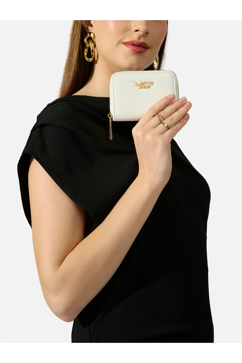Lavie Luxe Women's Belle Small Card Wallet (White)
