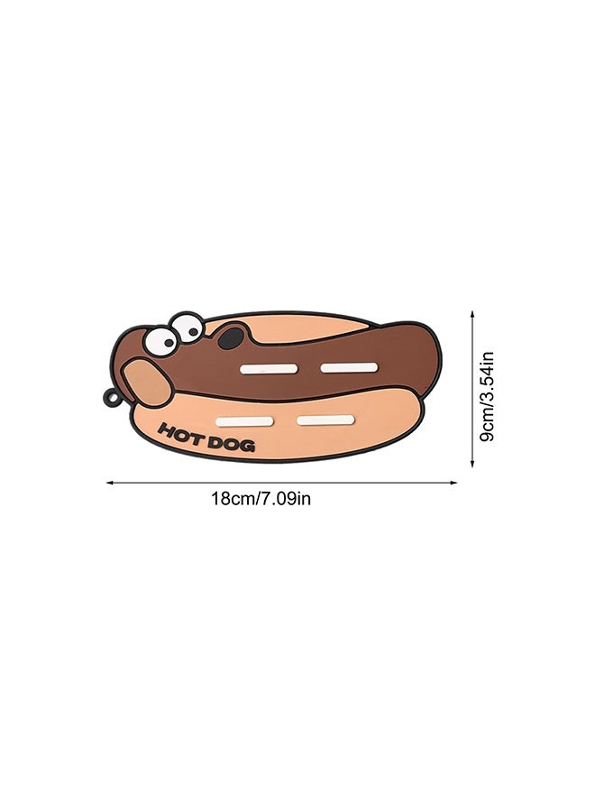 2pcs Heat Resistant Mat,Drying Pad Hot, Food Bowl Home Restaurant Under,Draining Counter Bathroom Countertop Undersink Rv Dormitory Apartment,Cartoon Cute Silicone Non, Slip - Image 5