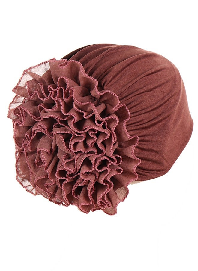 جيوستوس نساء تحت غطاء الوشاح حجاب ، تحت قبعات للباس رأس العمامة ، وشاح ، قبعات حجاب الحجاب الصلبة ، يلف قبعة قبعة قبعة مع زهائر الأزهار. - Image 3