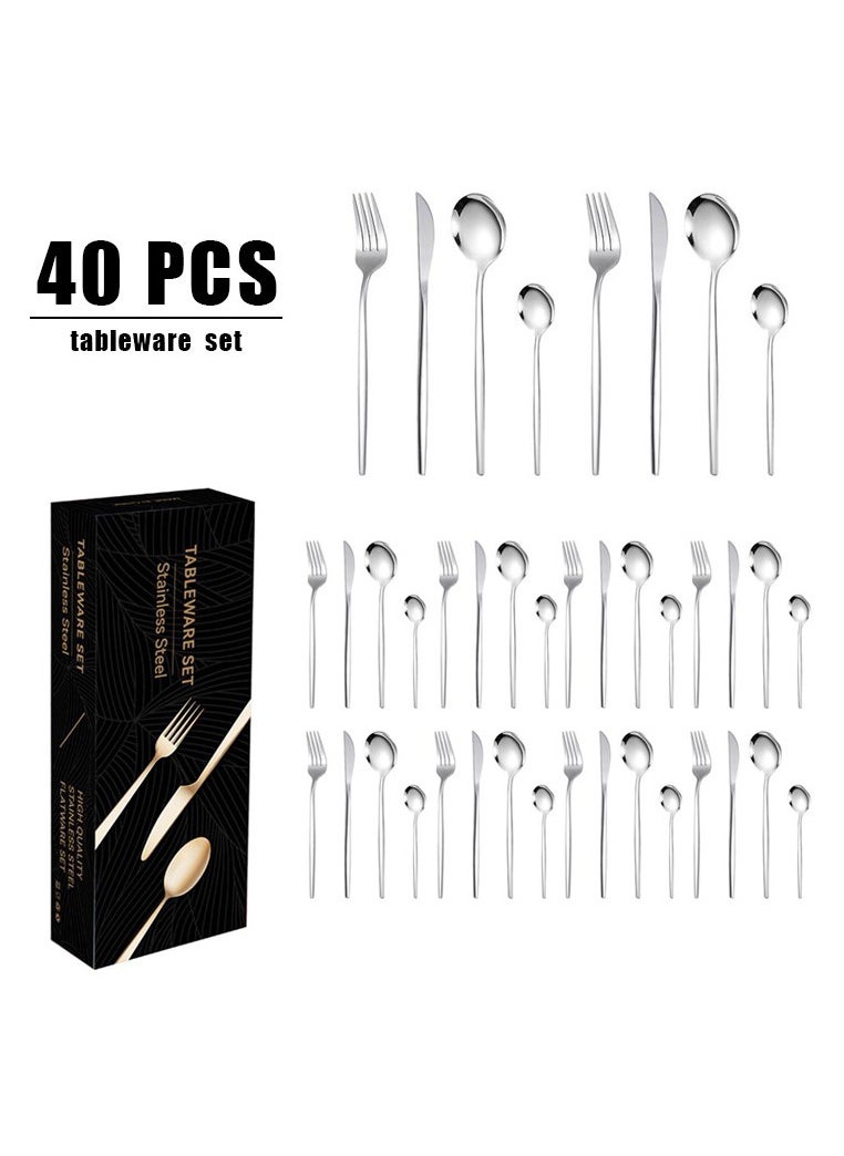MHD Stainless steel 40-piece tableware gift box  - Image 1