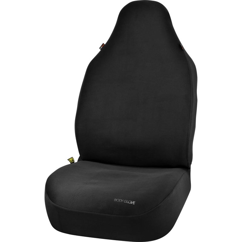 Body Glove 221703319 Hyper Fit Universal Bucket Seat Cover for Cars Sedans SUVs Neoprene Black 1 Seat Cover