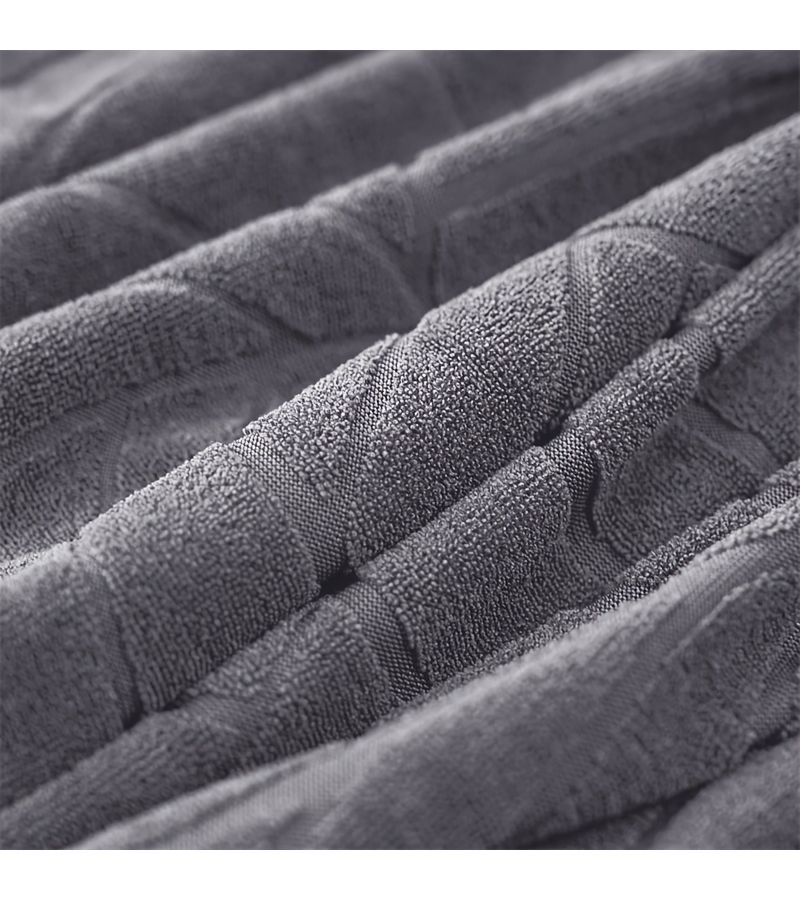 Light Gray Car Sofa Cushion Cover Set Elastic Washable 2 Seater - Image 2