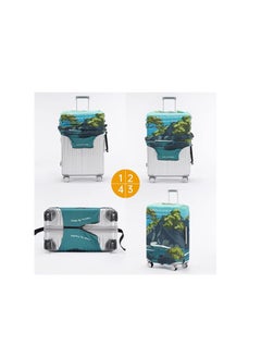Excefore Luggage Cover Washable Suitcase cover Anti-scratch Suitcase Protector Fits 22-25 Inch Luggage  - Image 5