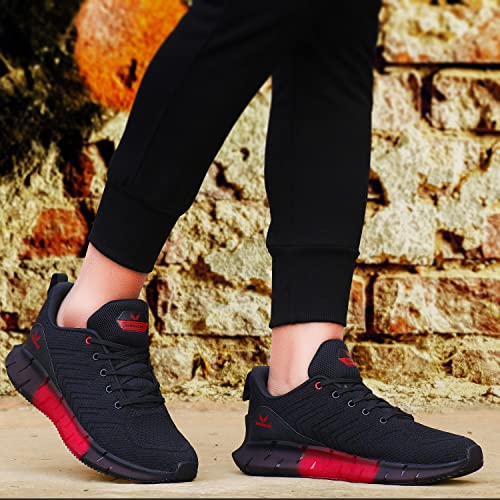 BERSACHE Premium Sports,Gym, Trending, Stylish Running Shoes For Men (Black, 10 UK) - Image 2