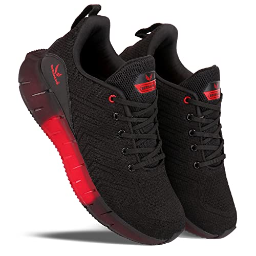 BERSACHE Premium Sports,Gym, Trending, Stylish Running Shoes For Men (Black, 10 UK) - Image 4