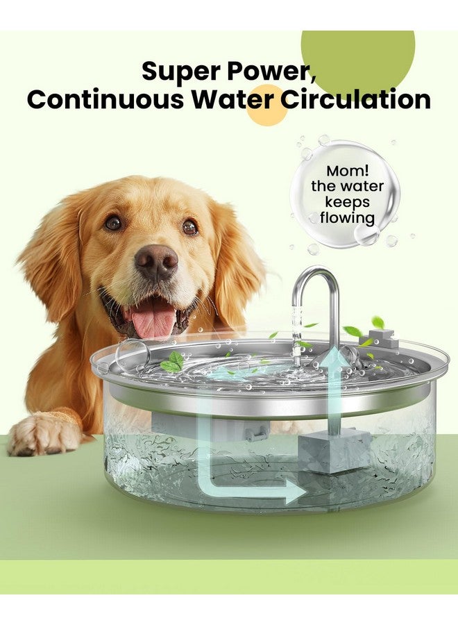 oneisall Replacement Pump for PWF-001, Replacement Pump for Cat Water Fountain With Light, Water Fountain for Cats Inside Ultra Quiet Water Pump with 4.9 ft Power Cable - Image 4