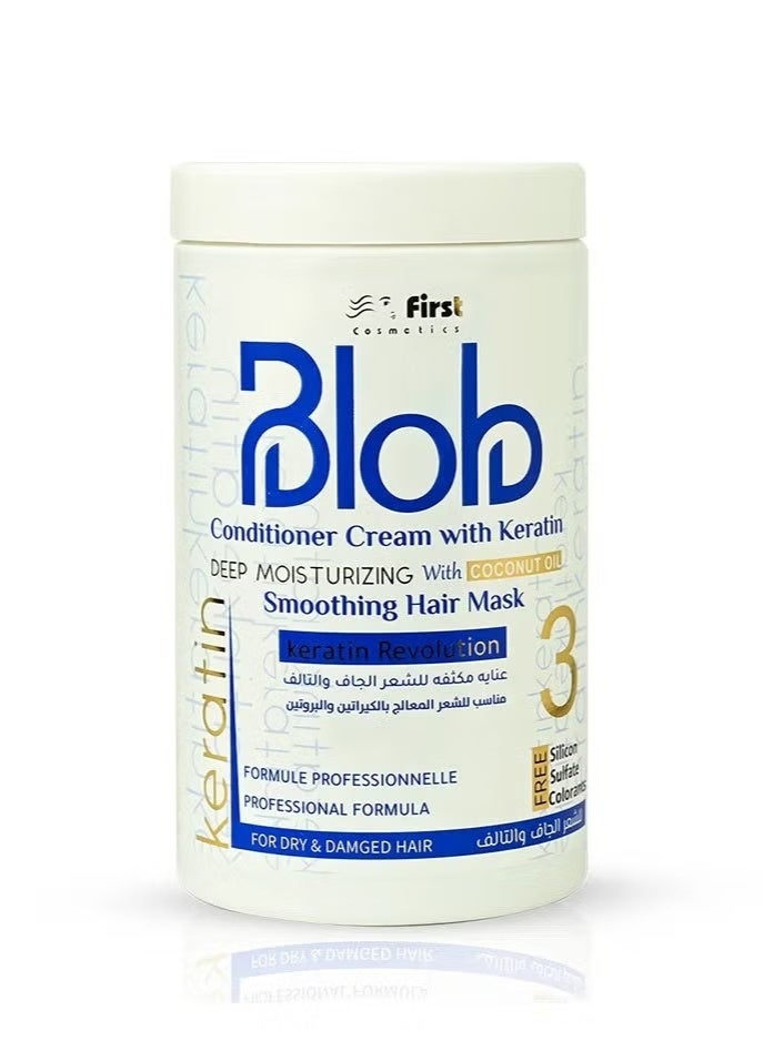 Blob Lube Smoothing Hair Conditioner Cream 1000ml Multicolor - Image 1