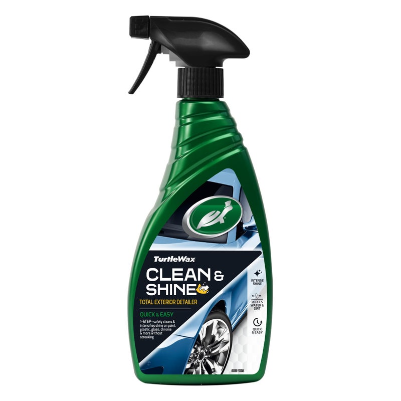 TurtleWax Quick Easy Clean & Shine Detailer detergente cera auto Spray - Image 1