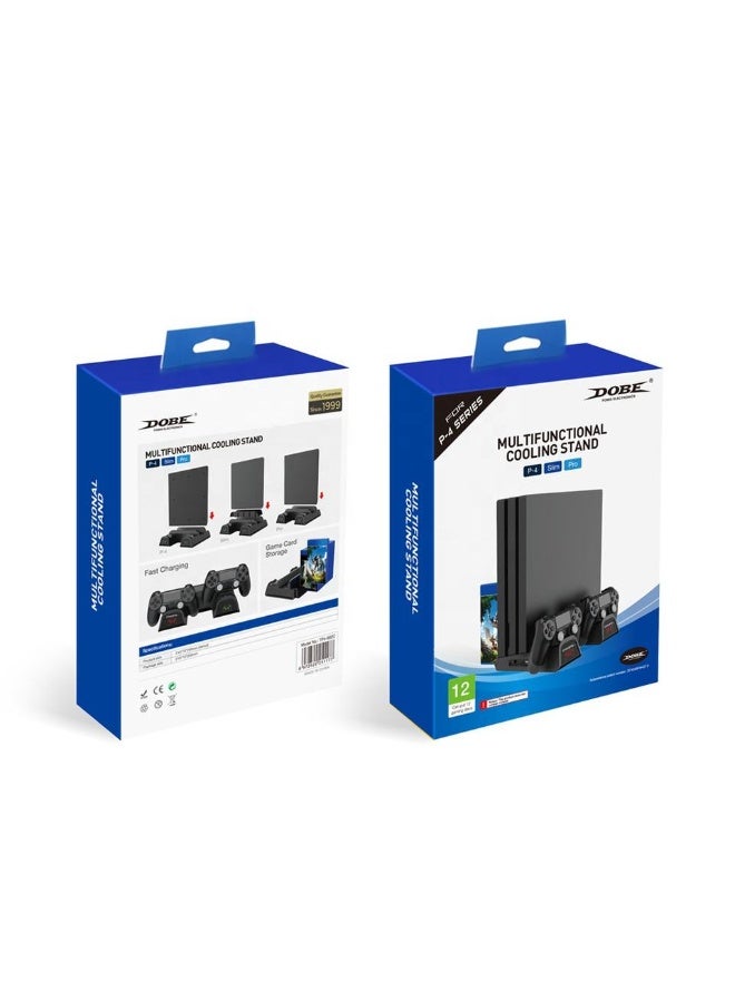 DOBE Multifunctional Cooling Stand for Play Station 4 Charging Stand with Heat Dissipation Fans for PS4 Pro Slim - Image 4