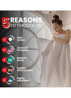 Infinitee Xclusives Premium Sand Bath Sheets – Pack of 2, 90cm x 180cm Large Bath Sheet Towel - 100% Cotton Ultra Soft and Absorbent Oversized Towels for Bathroom, Hotel & Spa Quality Towel by Infinitee Xclusives  - Image 4