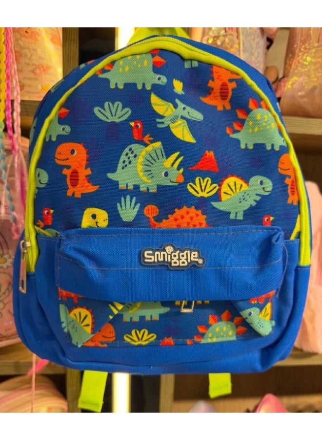 Stylish children's backpack, double travel bag with a cute animal theme - Image 2