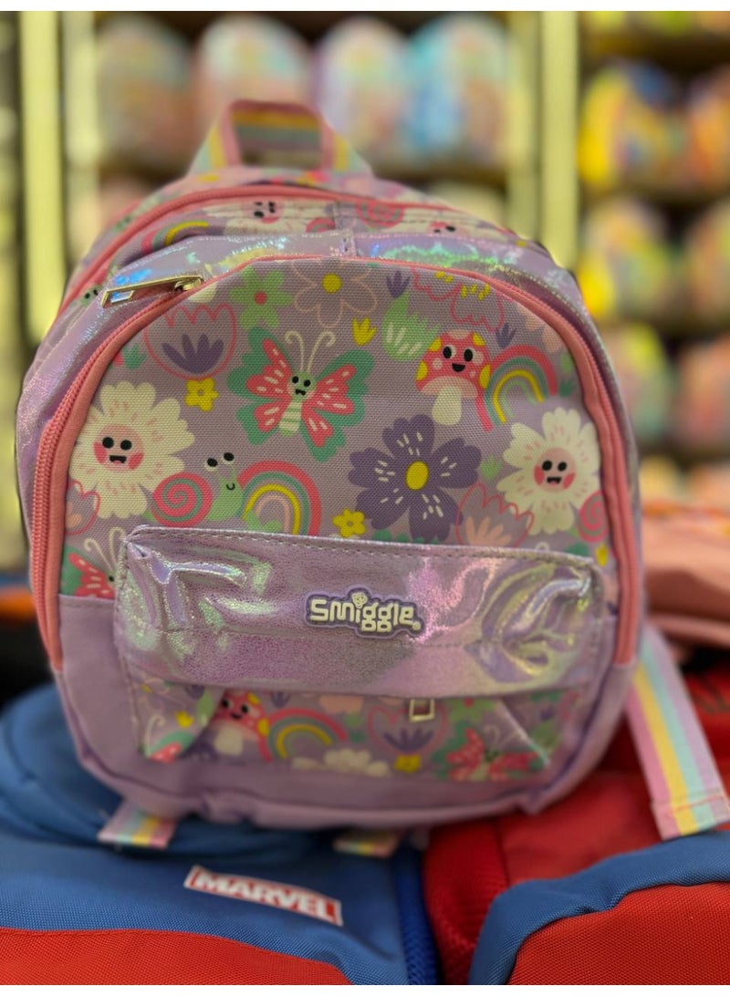 Stylish children's backpack, double travel bag with a cute animal theme - Image 4