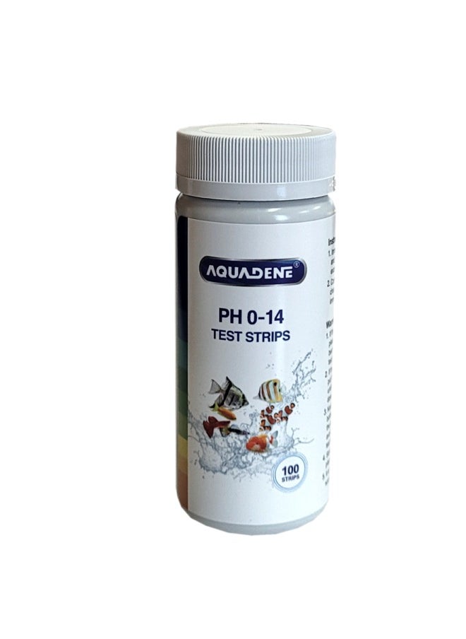 AQUADINE TAMAM AQUARIUM AQUADENE  PH Test Strips 100 test  - Image 2