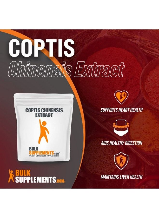 BULKSUPPLEMENTS.COM - Coptis Chinensis Extract Golden Thread Extract Chinen Salt Coptis Root Extract Goldthread Herb Extract Chinese Herbs Supplement (250 Grams 8.8 Oz) - Image 1