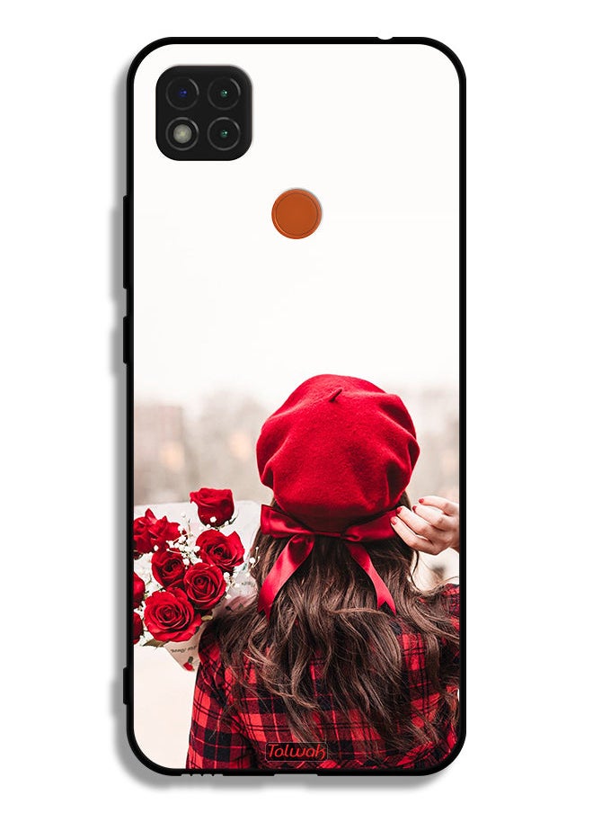 Tolwak Xiaomi Redmi 9C Protective Case Cover Holding Flowers  - Image 2