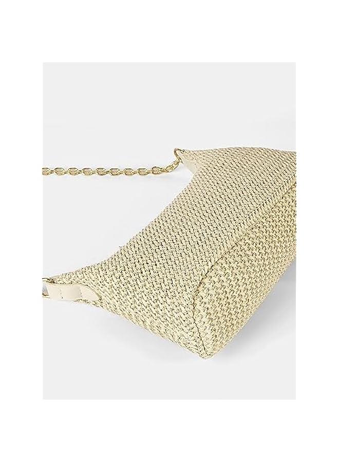 Arabest Women's Straw Woven Shoulder Bag Tote Handbag Summer Beach Purse - Image 5