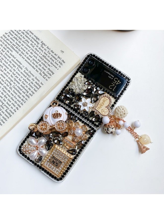 Suitable for Samsung Galaxy Z Flip6 phone case, rhinestone design, shockproof and drop-resistant. - Image 2