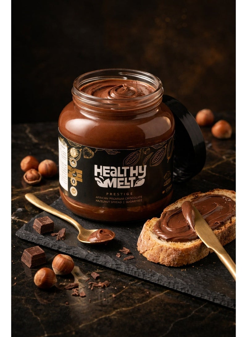 Healthy Melt Chocovera Healthy Melt Prestige Sugar Free African Cocoa Chocolate Spread 375g Keto & Vegan - Image 3