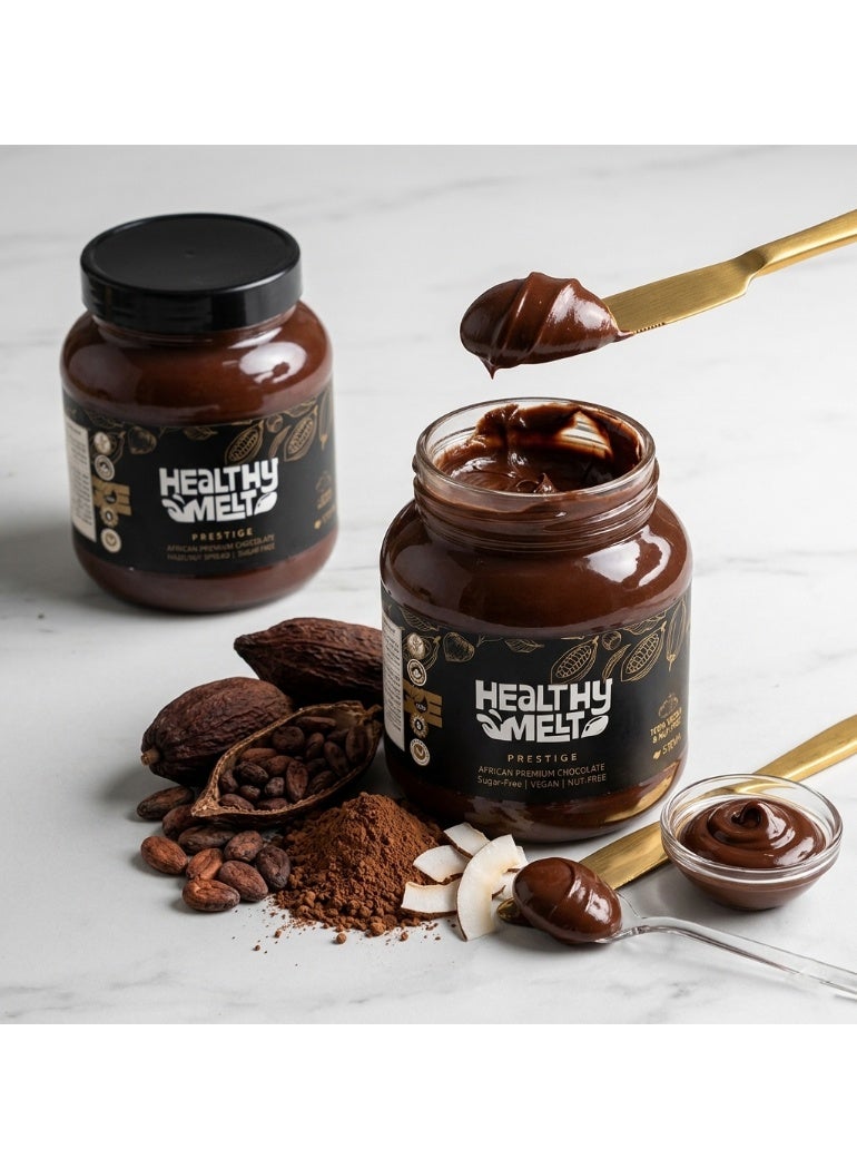 Healthy Melt Chocovera Healthy Melt Prestige Sugar Free African Cocoa Chocolate Spread 375g Keto & Vegan - Image 5