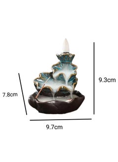 Generic Incense Burner, Ceramic Backflow Lotus Incense Holder, Home Decor Aromatherapy Ornament  - Image 3