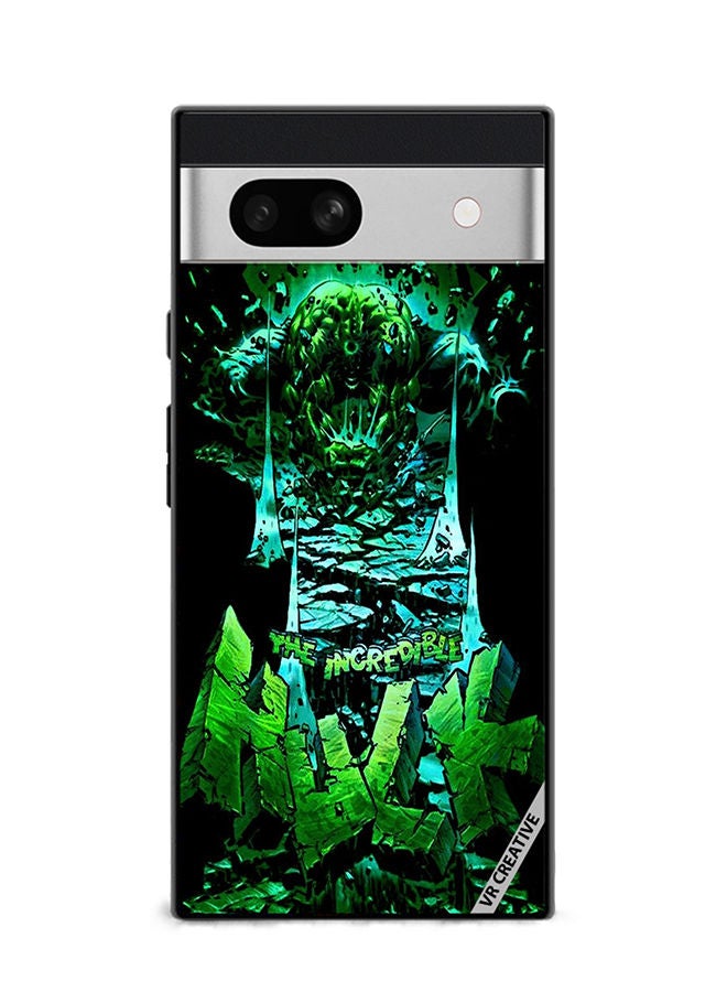 VR CREATIVE Protective Case Cover For Google Pixel 7a Hulk Design Multicolour - Image 1