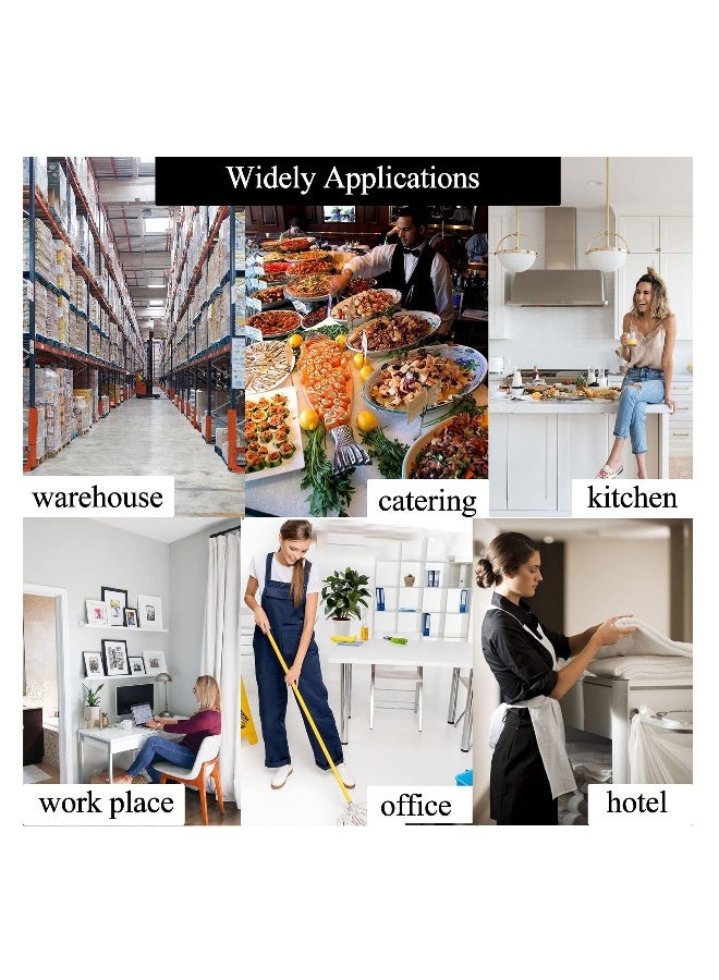 Adjustable Unisex Chef Hats 4 Pcs Breathable Mesh Cooking Caps Suitable for Kitchen Use White Color - Image 4