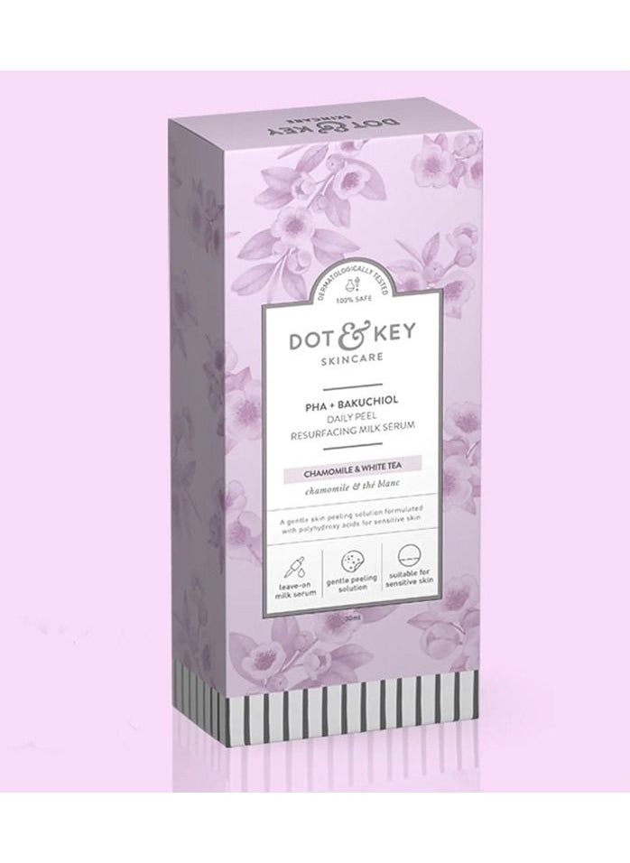 Dot & Key - Dot & Key PHA Bakuchiol Daily Peel Resurfacing Milk Serum 30ml - Image 1