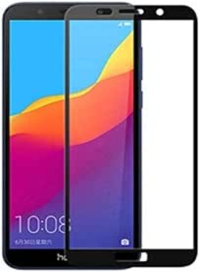 OR Huawei Y9 2018 5D Tempered Glass Screen Protector, Black