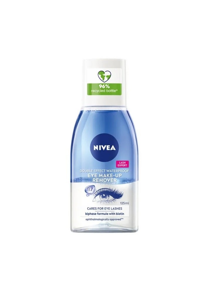 Nivea Double Effect Eye Makeup Remover 125ml  - Image 1