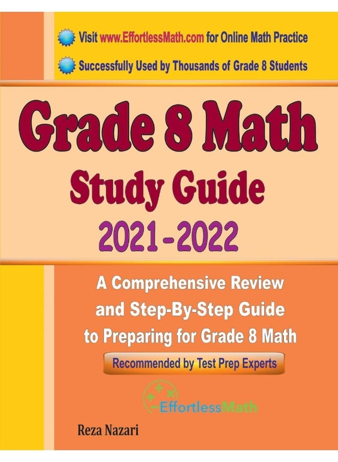 Grade 8 Math Study Guide 2021 - 2022: A Comprehensive Review and Step ...