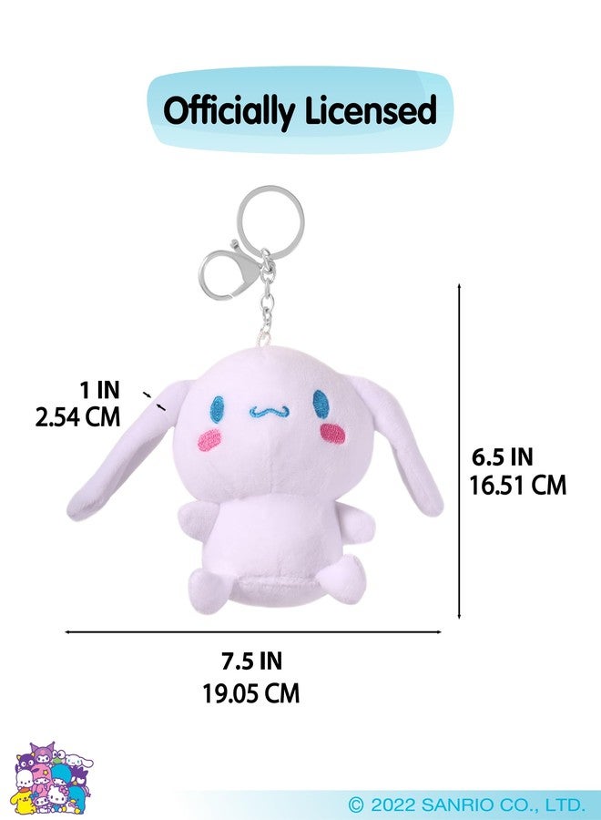 SALLY ROSE Hello Kitty and Friends Cinnamoroll Plush Keychain Official License, Kawaii Keychain, Cute Bag Charms - Image 4