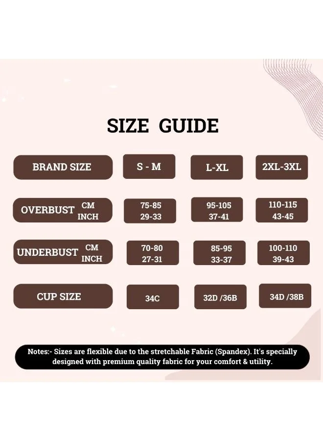 TUMMY Bamboo Cotton Padded Bra Pack of 2