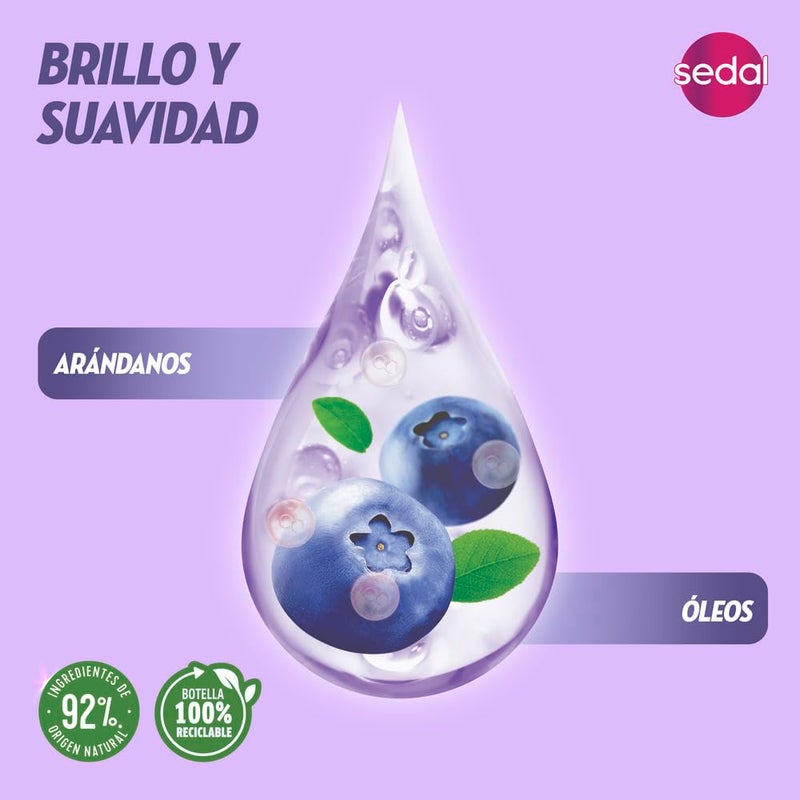 Sedal Natural Gloss & Softness Combing Cream 300ml - Image 3