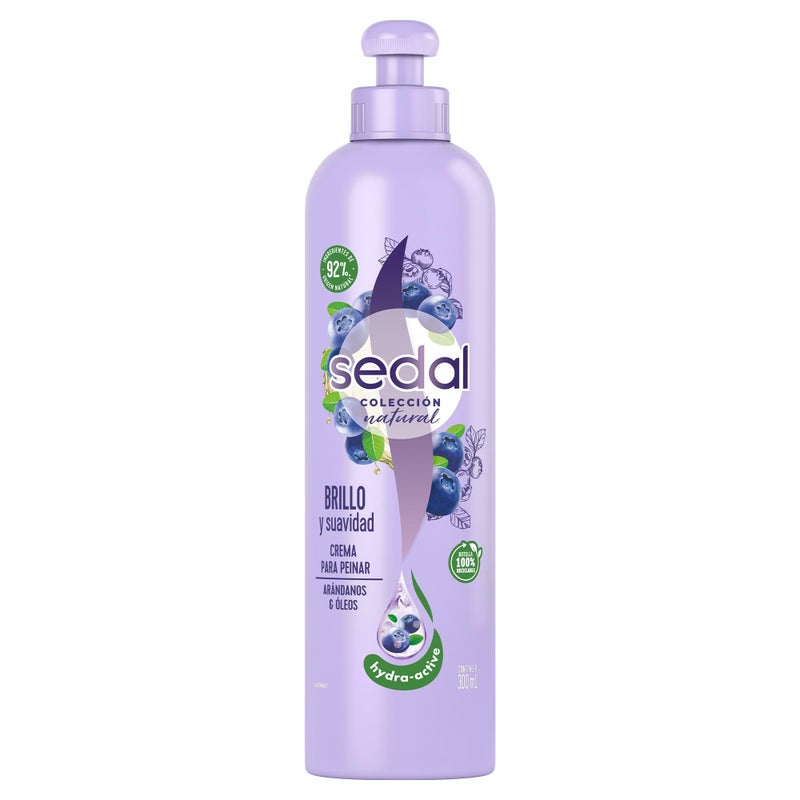 Sedal Natural Gloss & Softness Combing Cream 300ml - Image 1
