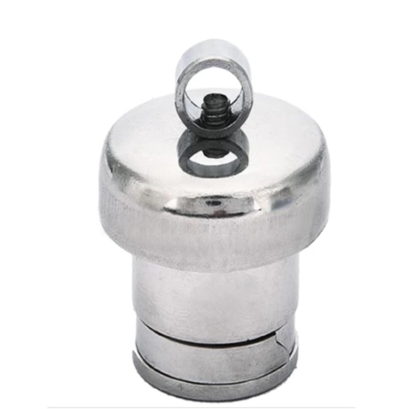 Vooli Whistle Pressure Regulator Weight Whistle For All Inner Lid & Outer Lid Pressure Cookers (Stainless Steel) 1.5/10 Litres, Support All pressure cooker Pack Of 1 - Image 1