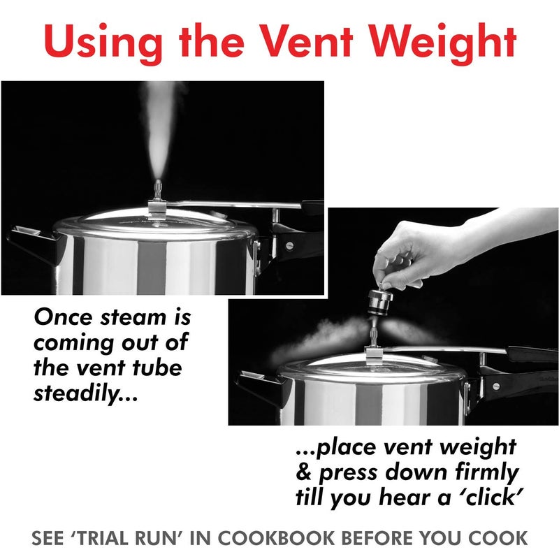 Vooli Whistle Pressure Regulator Weight Whistle For All Inner Lid & Outer Lid Pressure Cookers (Stainless Steel) 1.5/10 Litres, Support All pressure cooker Pack Of 1 - Image 3