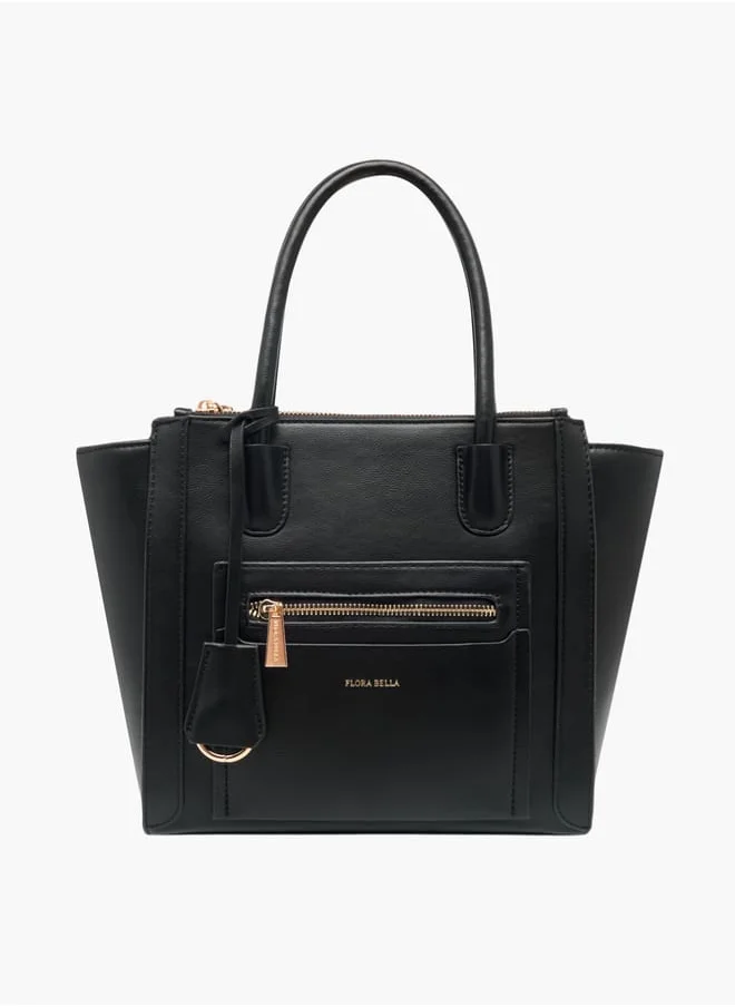 Flora Bella By Shoexpress Women Solid Tote Bag with Double Handle