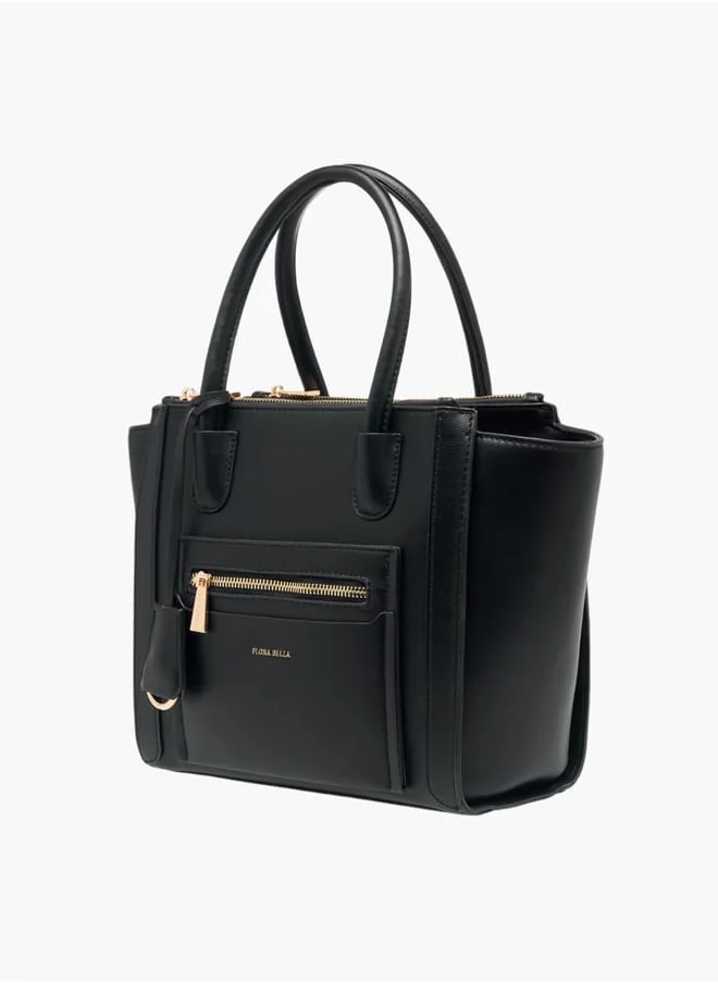 Flora Bella By Shoexpress Women Solid Tote Bag with Double Handle