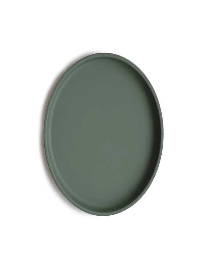 mushie Classic Silicone Suction Plate Dried Thyme