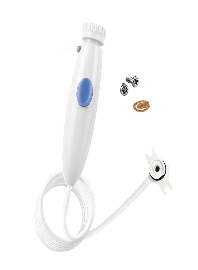 Carepik Replacement Handle Hose Parts Waterpik Replacement Parts Compatible with Waterpik water flosser WP-100 WP-300 WP-660 WP-662 WP-670 WP-672 WP-900 Oral Hygiene repair kit Accessories (White) - Image 1
