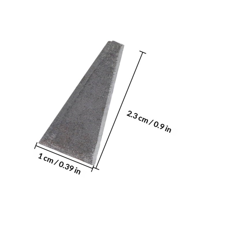30 Small Triangle Wood And Metal Wedges For Tool Handle Repair - Image 3