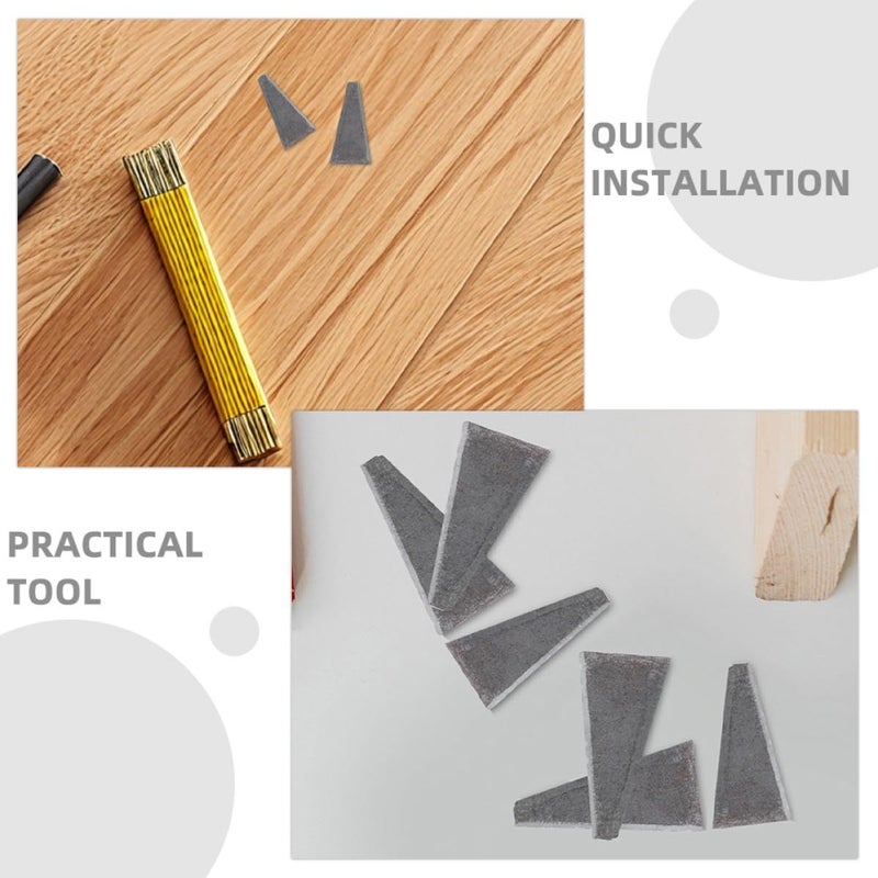 30 Small Triangle Wood And Metal Wedges For Tool Handle Repair - Image 4