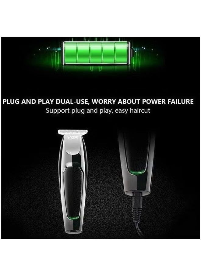 VGR V-030 Cordless Hair & Beard Trimmer – Waterproof, Rechargeable, Precision Blades for Face, Hair, and Body - Image 4