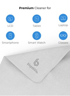 blupebble Alcantara Double Layer Microfiber Polishing Cleaning  Cloth  - Image 3