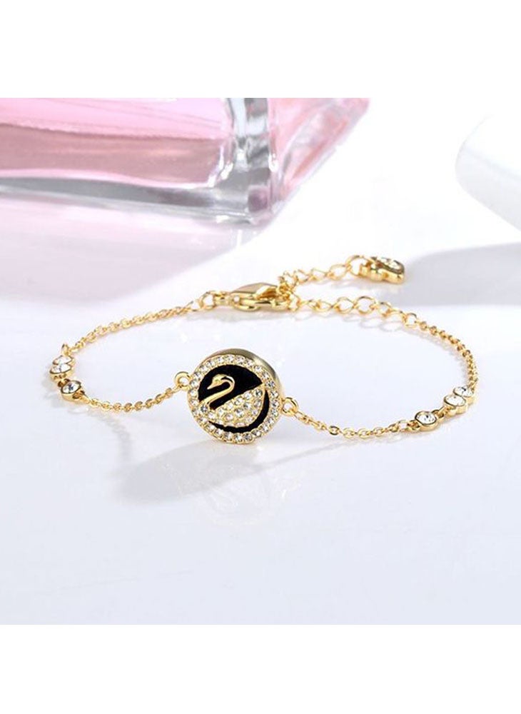 general Stone Studded Swan Bracelet - Image 3