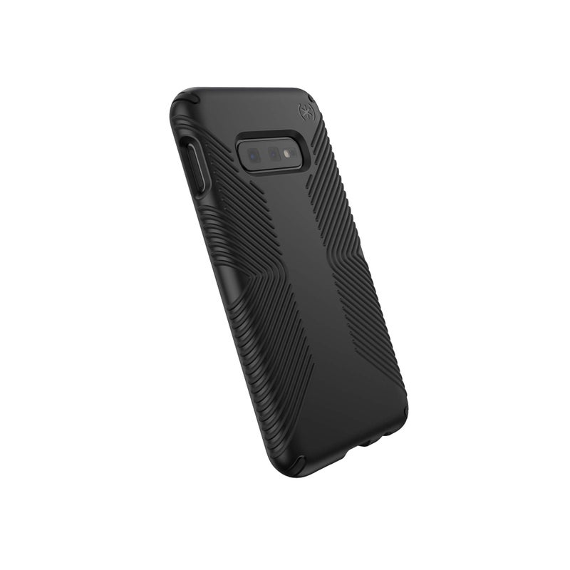 Speck Presidio Grip Samsung Galaxy S10E Case, Black/Black (124578-1050) - Image 1